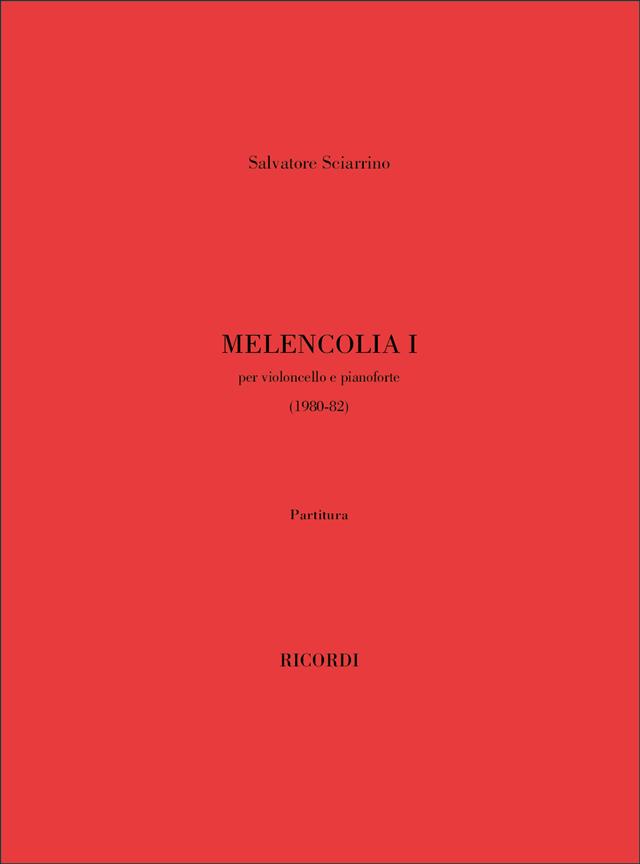Melencolia I - Per Violoncello E Pianoforte - violoncello a klavír
